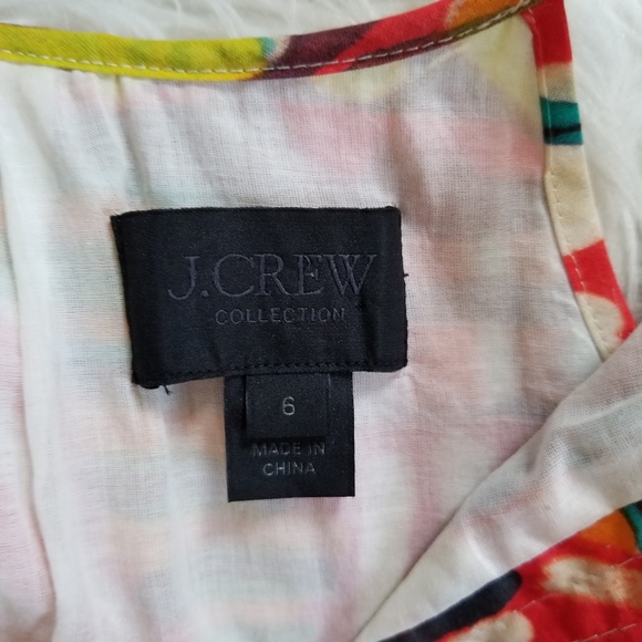 J Crew Collection Geo Brushstrike Sun Dress - Picture 4 of 8